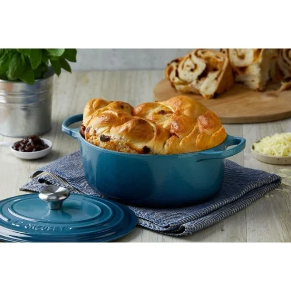 Cocotte En Fonte Ronde 24 Cm Deep Teal Le Creuset Signature 6