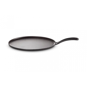 Crêpière En Fonte 27 Cm Noir Mat Avec Spatule & Râteau Le Creuset 11