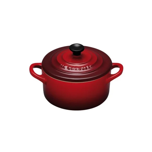 Mini Cocotte Ronde Céramique Cerise 10 Cm 0.25 L Le Creuset 1