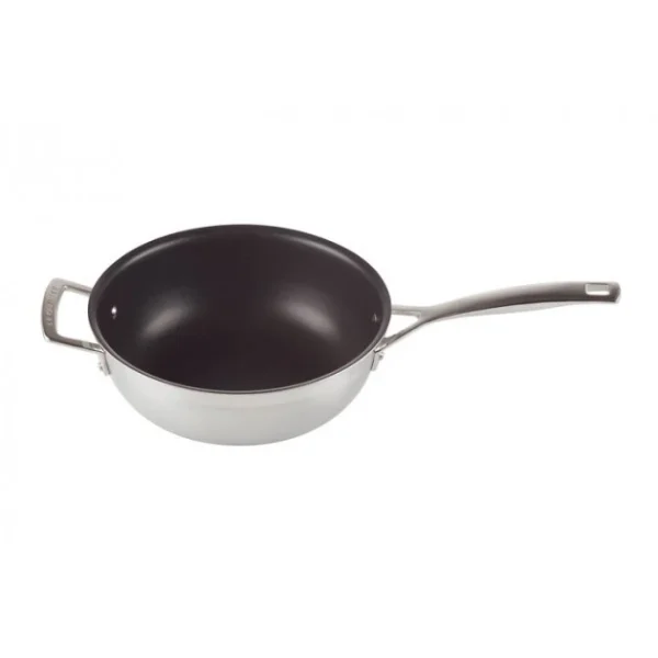 Sauteuse Du Chef Inox 24 Cm Avec Couvercle Le Creuset 3