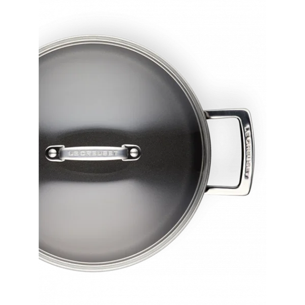 Sauteuse Provençale 24 Cm Anti-Adhérente Avec Couvercle Les Forgées Le Creuset 3