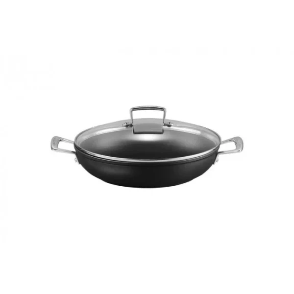 Sauteuse Provençale 28 Cm Anti-Adhérente Avec Couvercle Les Forgées Le Creuset 1