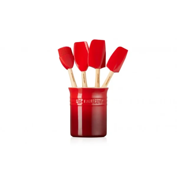 Set Pot 1,1 L Avec 4 Ustensiles Cerise Création Le Creuset 1