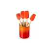 Set Pot 1,1 L Avec 4 Ustensiles Volcanique Création Le Creuset 5