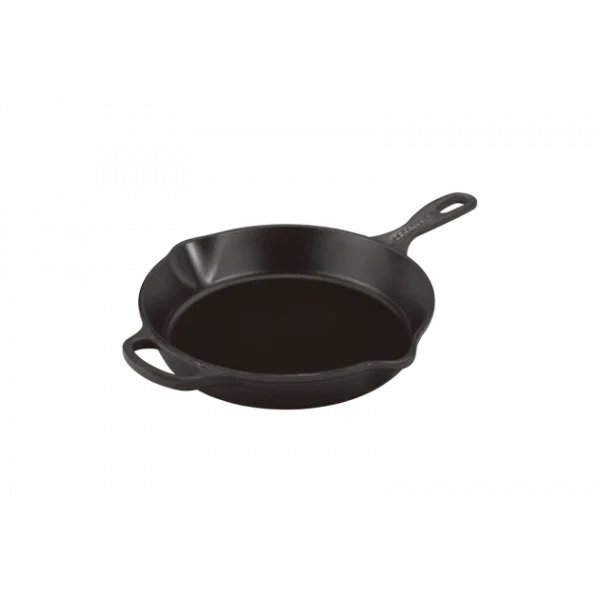 Skillet Rond Profond 26cm En Fonte Noir Le Creuset 1